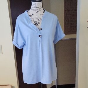 Light Blue Women's Top